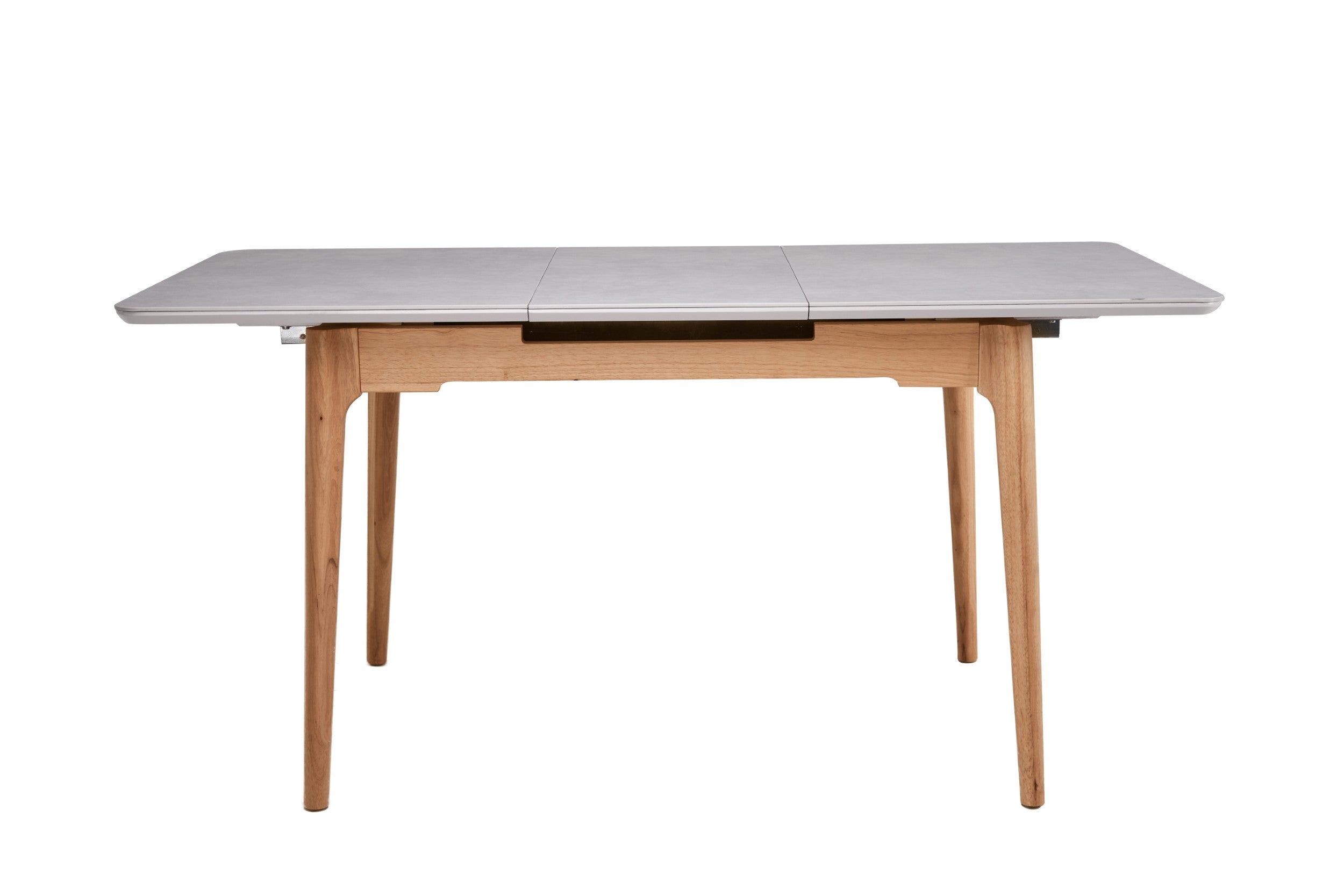 Boreal Extension Dining Table Light Grey Ceramic