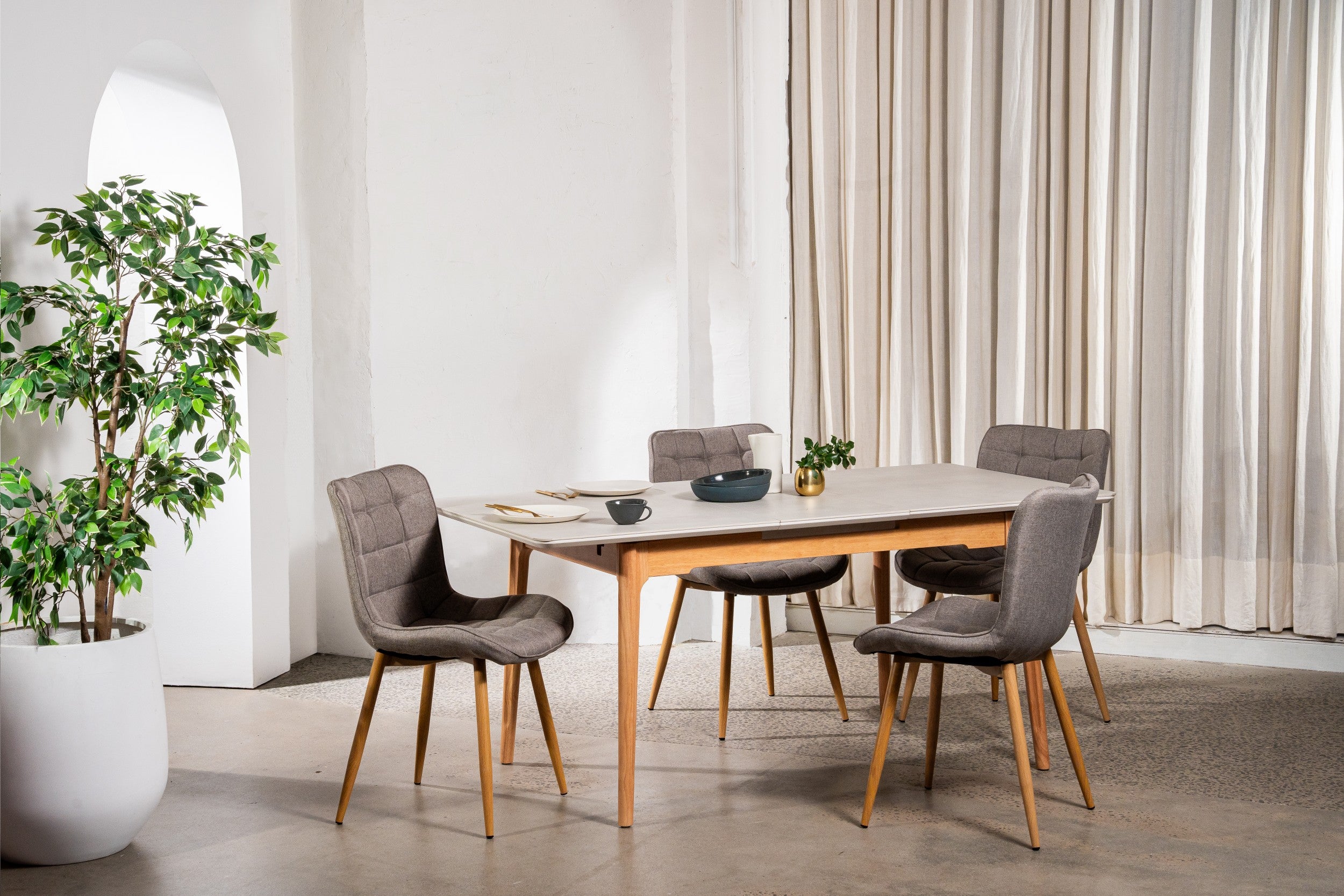 Harbour Dining Chair Taupe (Set of 2)