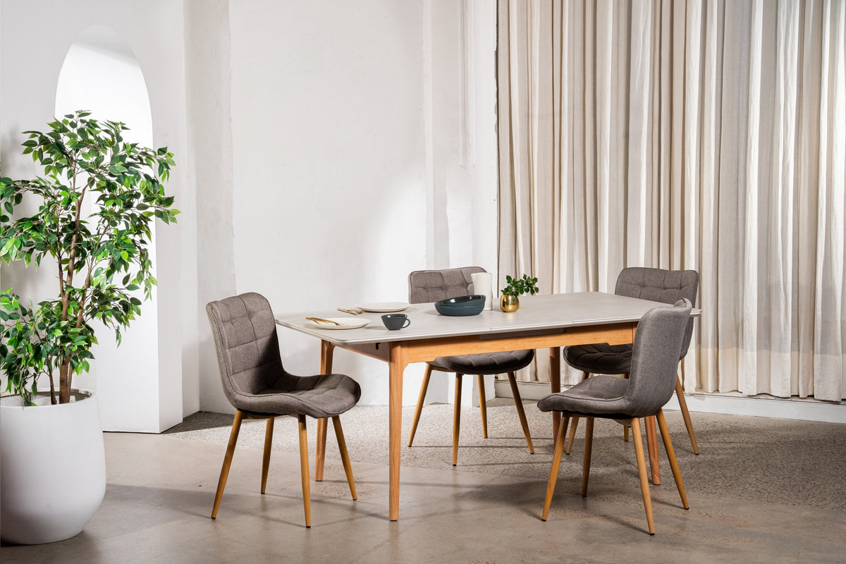 Sylvara Dining Chair Taupe (Set of 2)