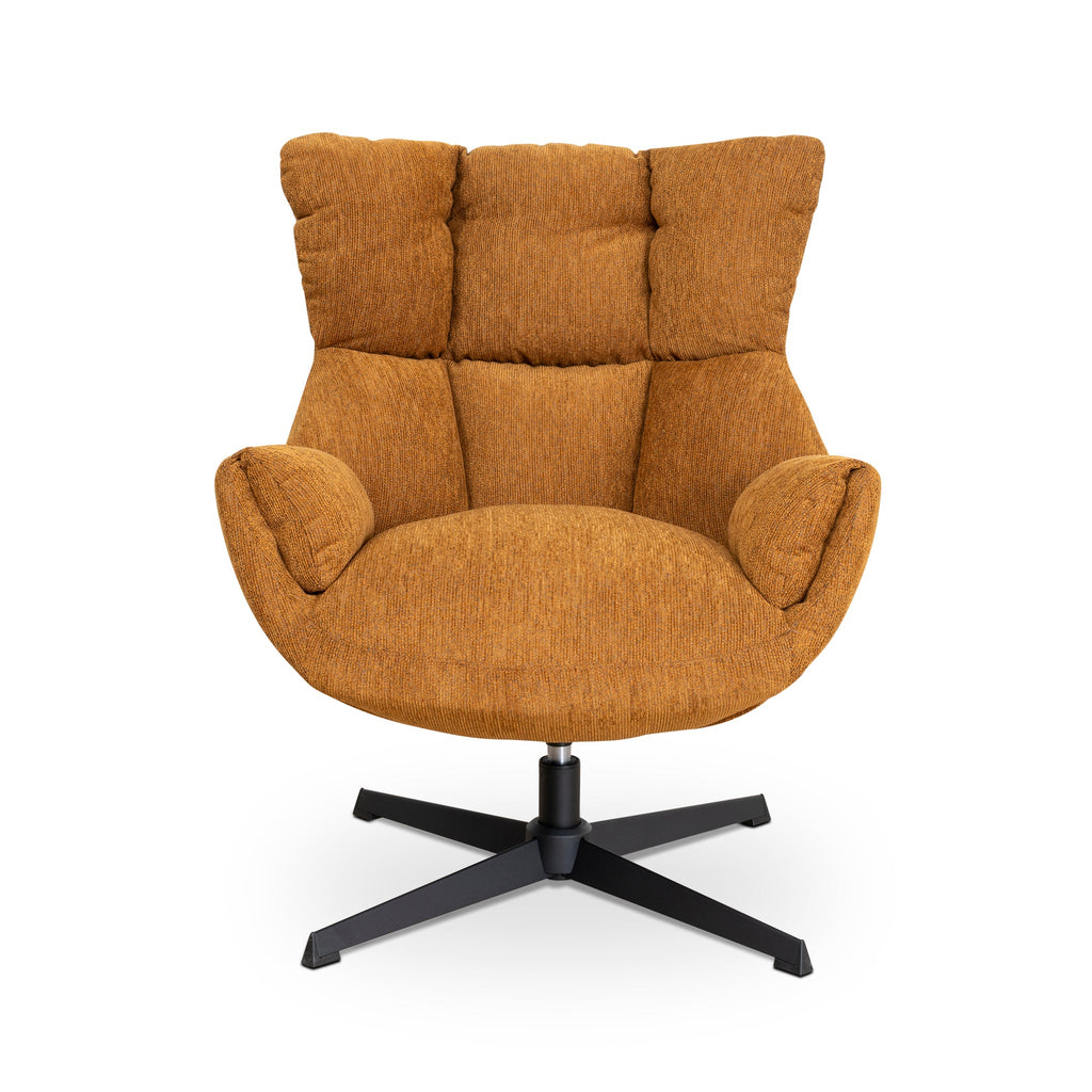 Swivel Armchair - Honey Yellow