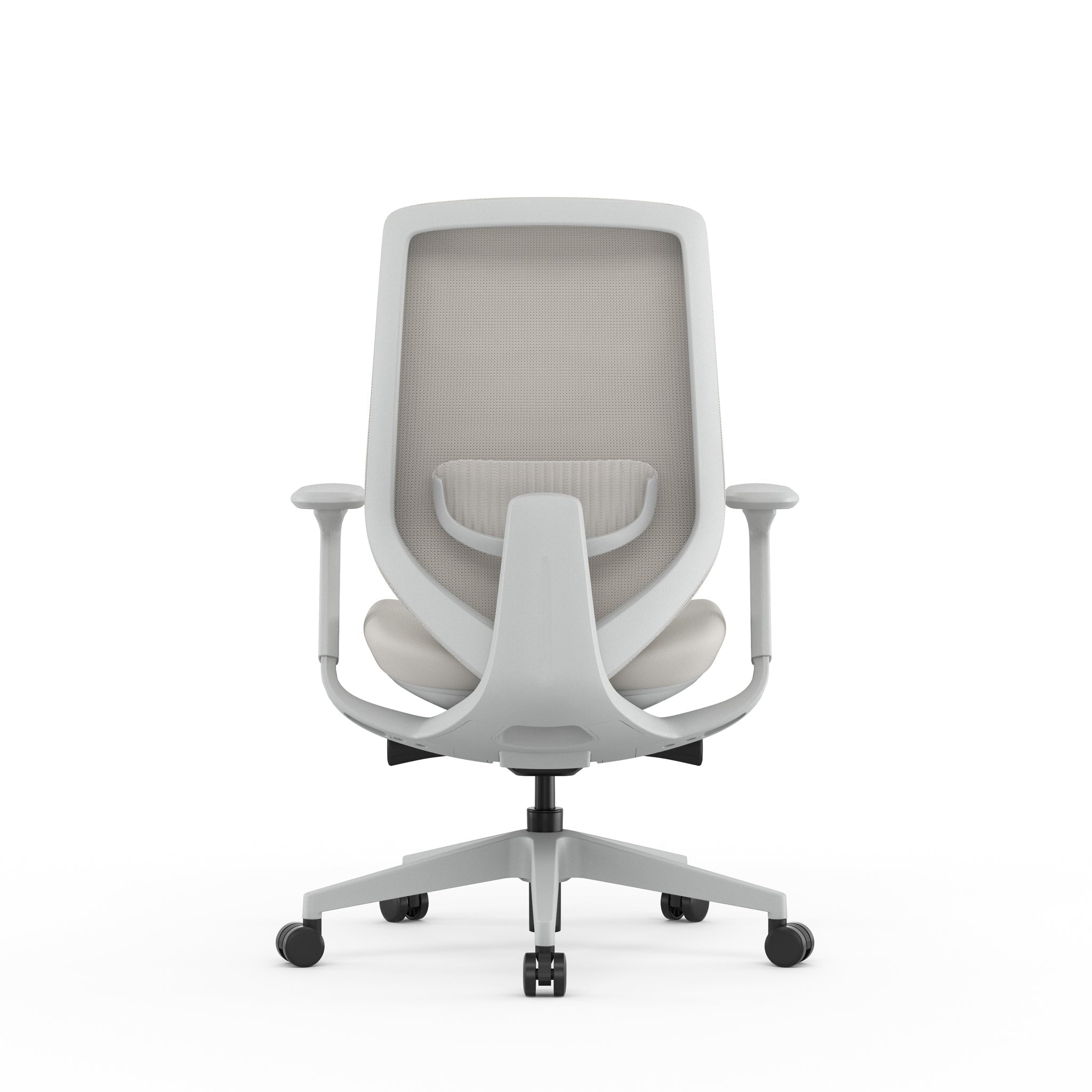 Mesh Milano Office Chair - Light Grey