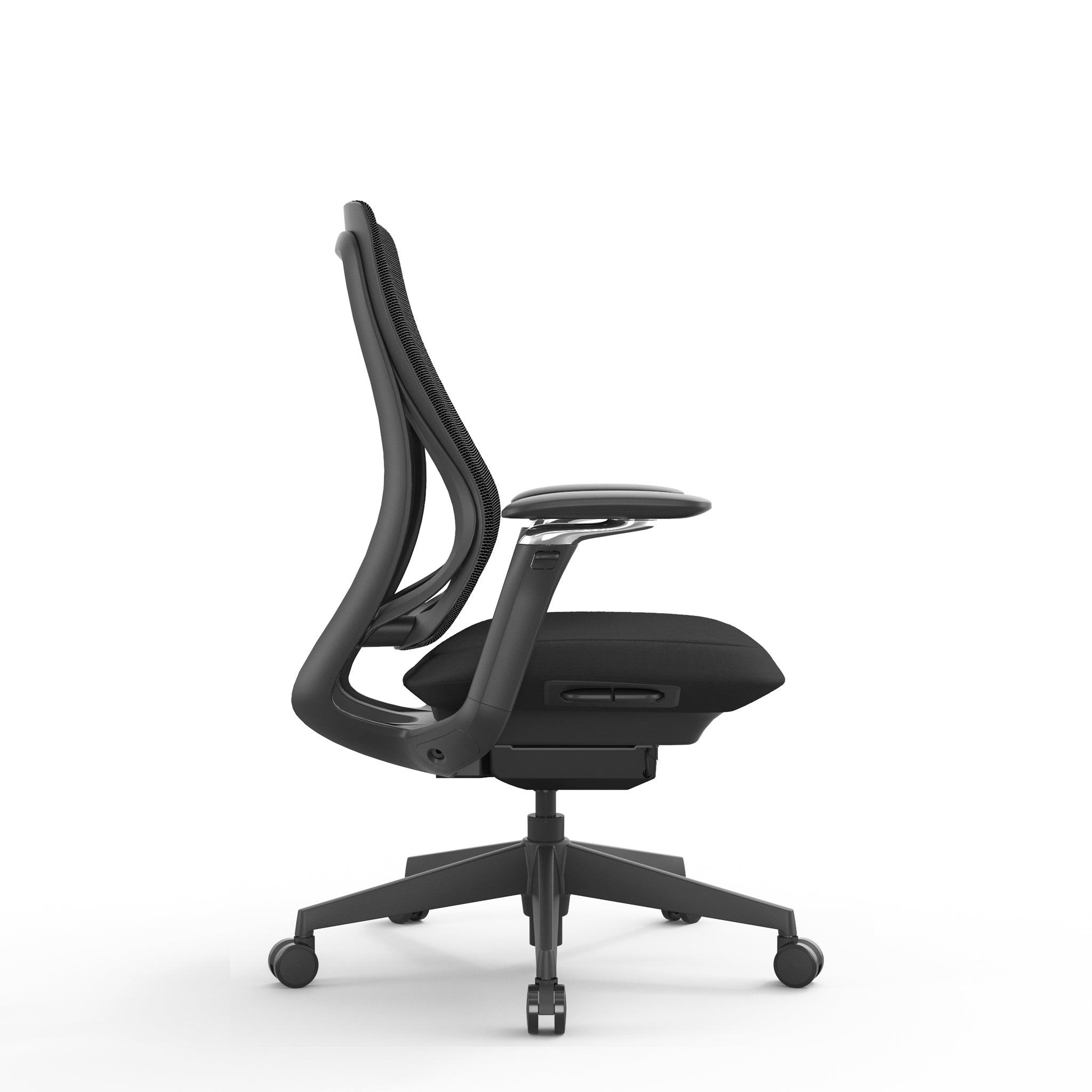 Mesh Milano Office Chair - Full Black