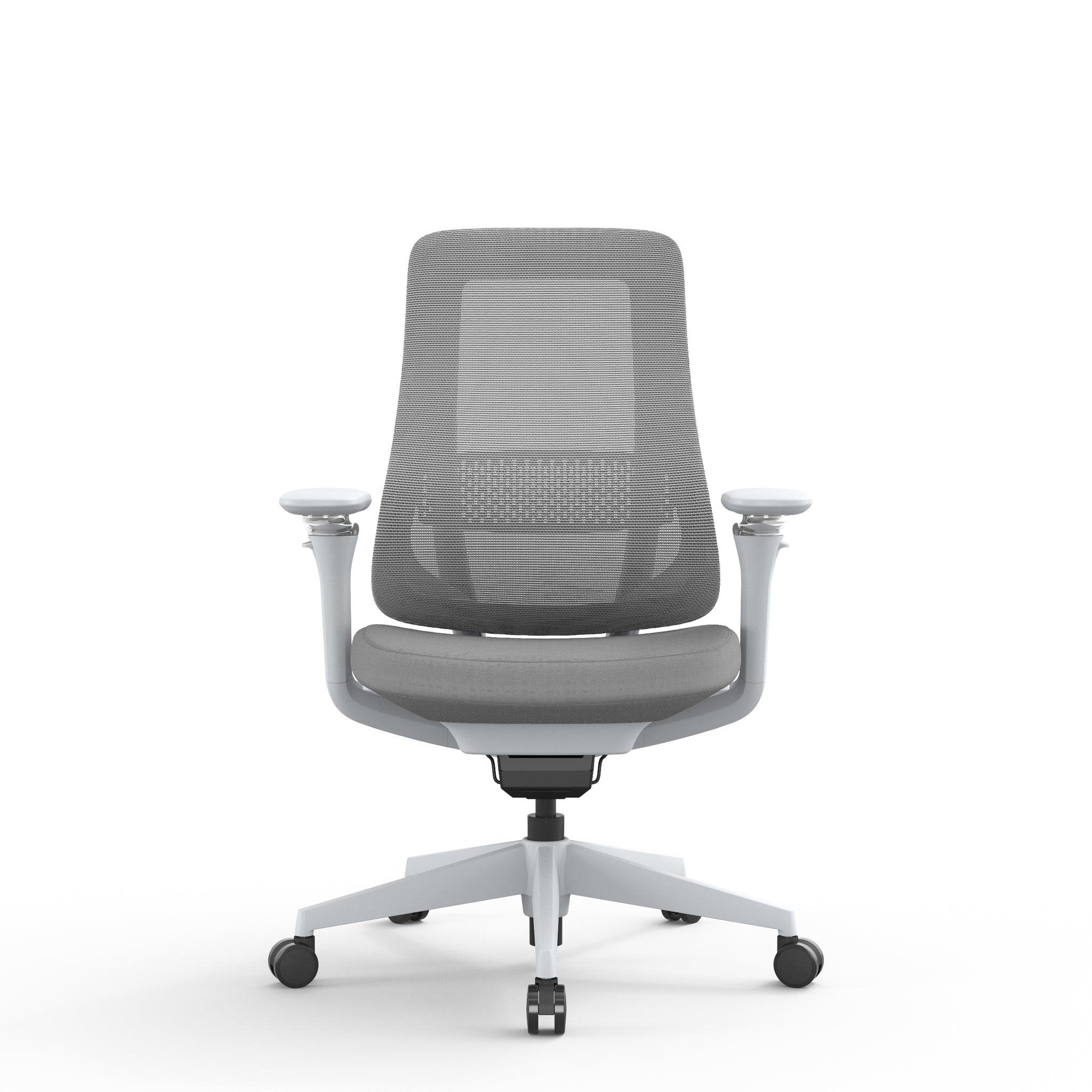 Mesh Milano Office Chair - Light Grey