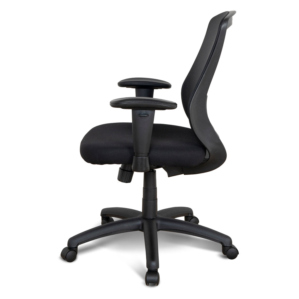 Milano Office Chair - Full Black
