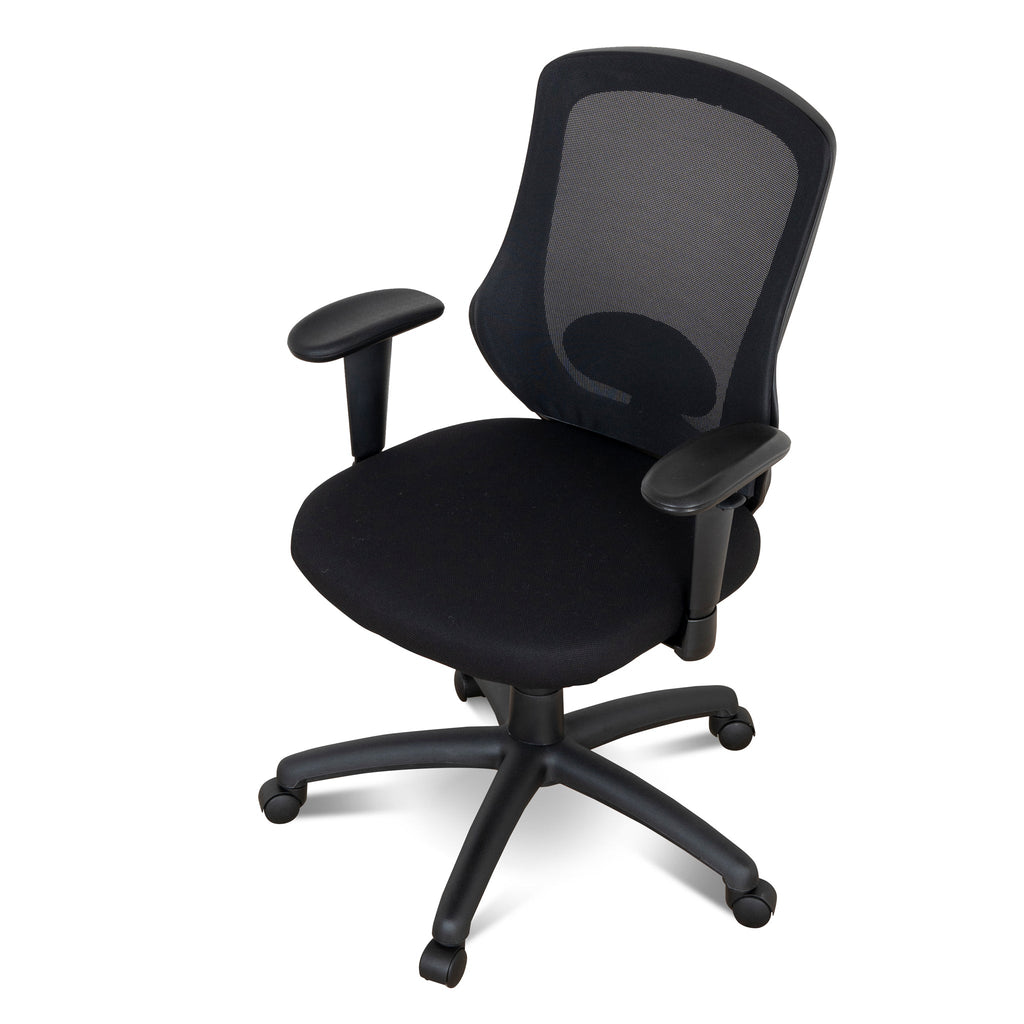 Milano Office Chair - Full Black