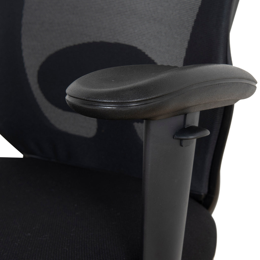 Milano Office Chair - Full Black