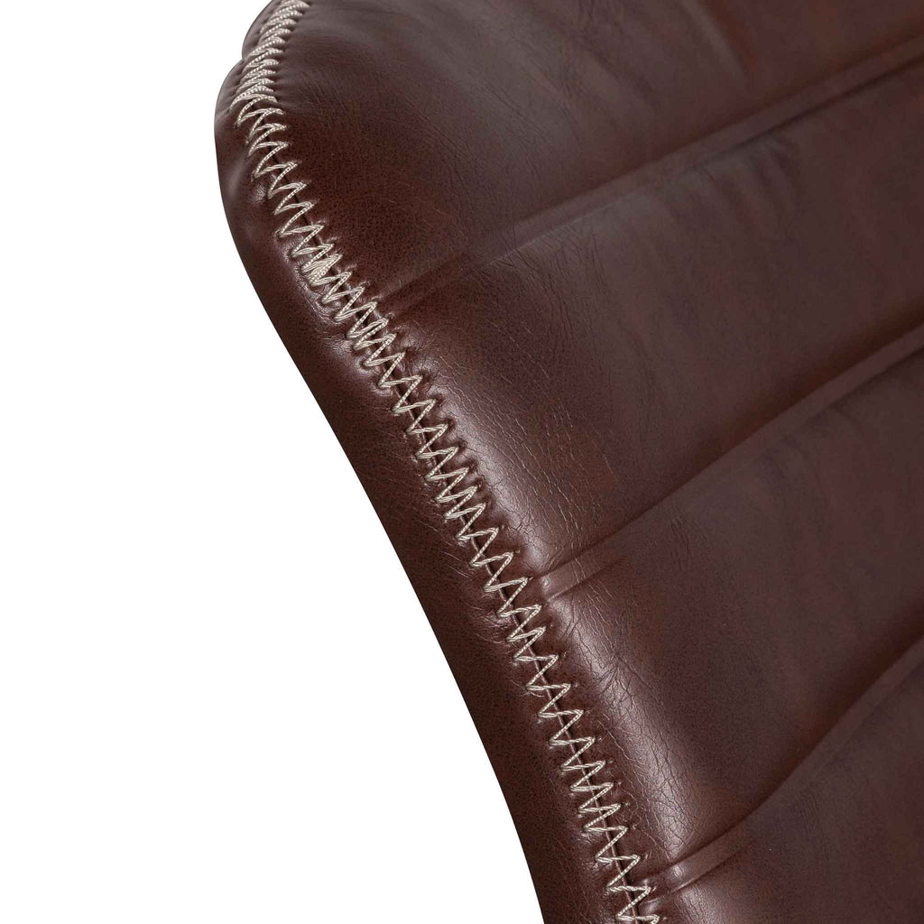 Milano Office Chair - Hickory Brown