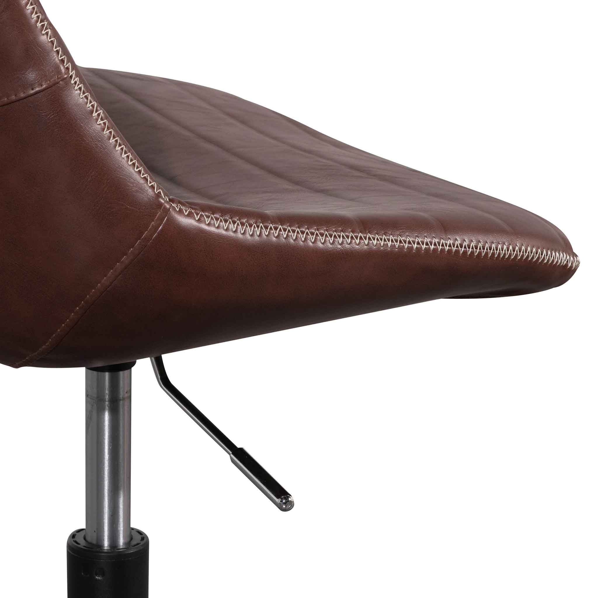 Milano Office Chair - Hickory Brown