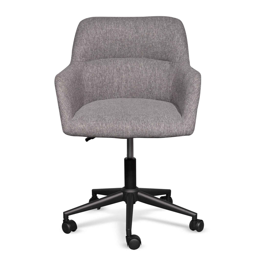 Fabric Milano Office Chair - Lead Grey
