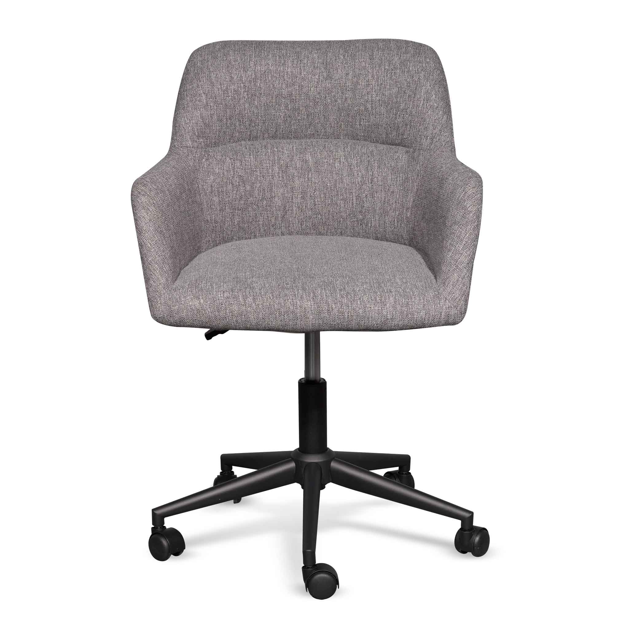Fabric Milano Office Chair - Lead Grey