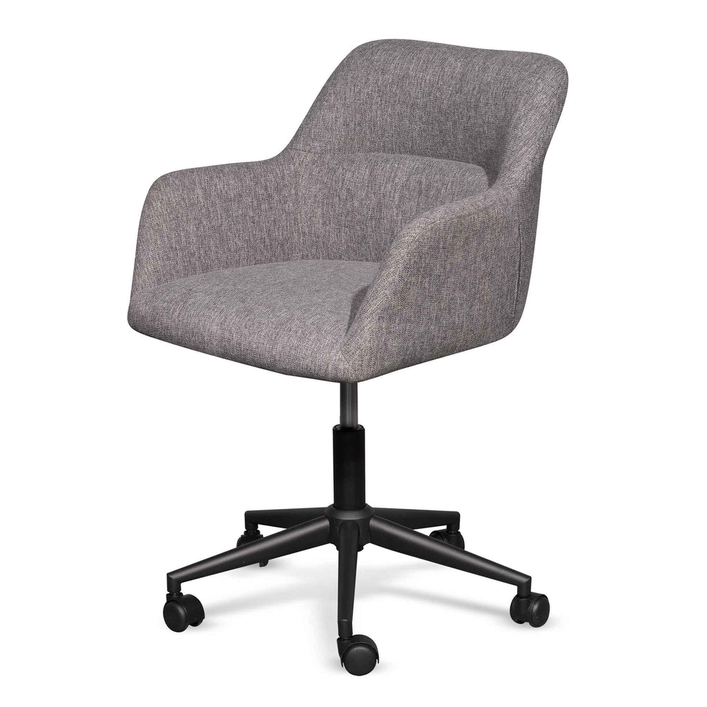 Fabric Milano Office Chair - Lead Grey