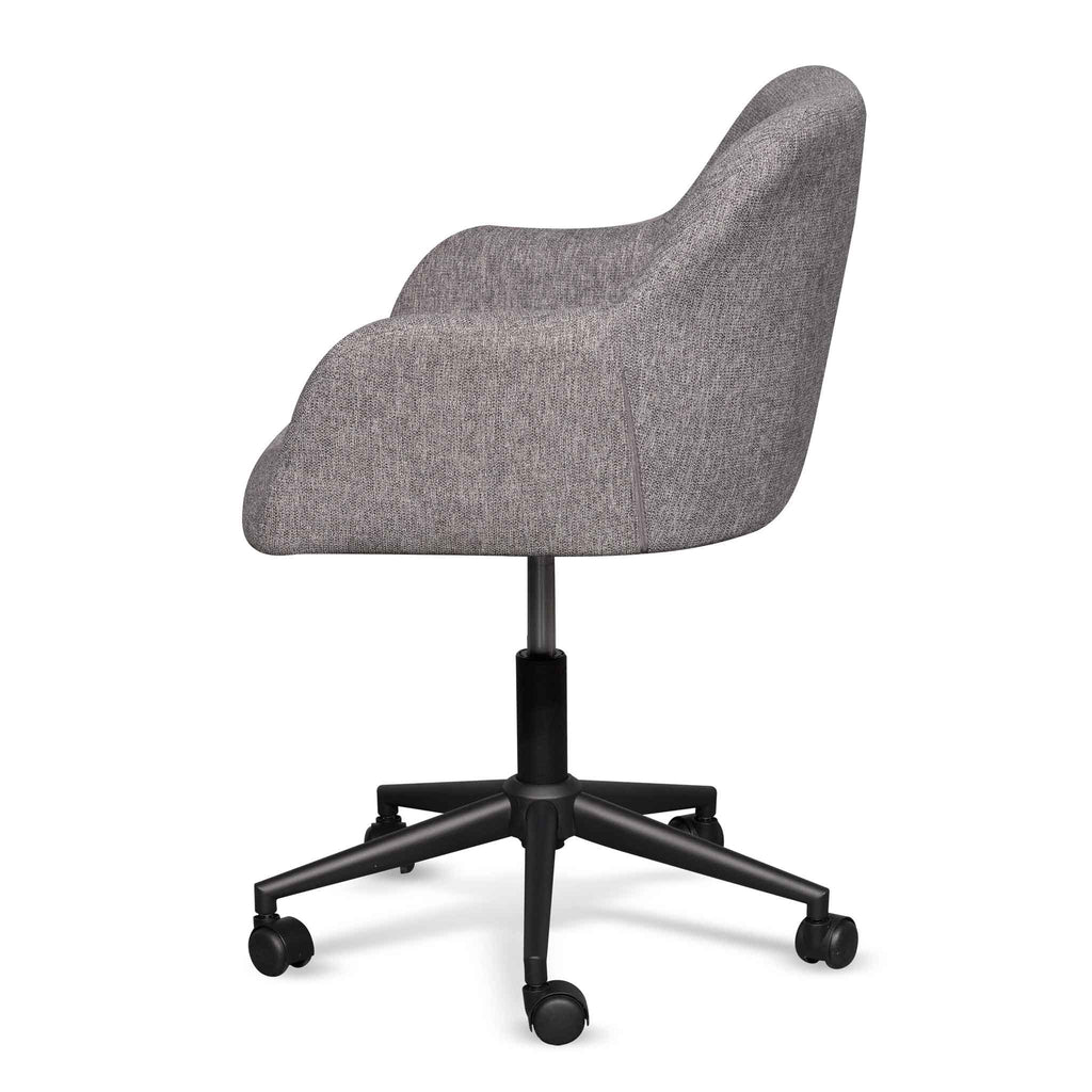 Fabric Milano Office Chair - Lead Grey