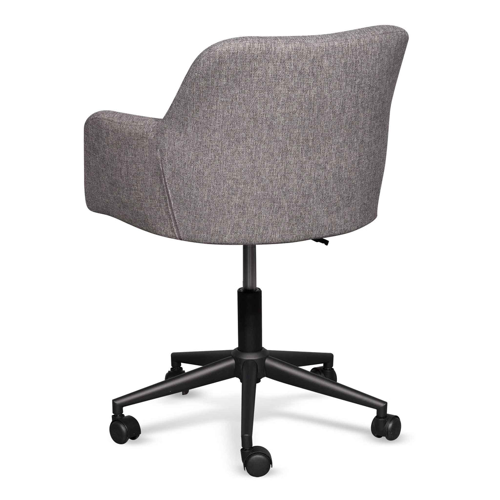Fabric Milano Office Chair - Lead Grey