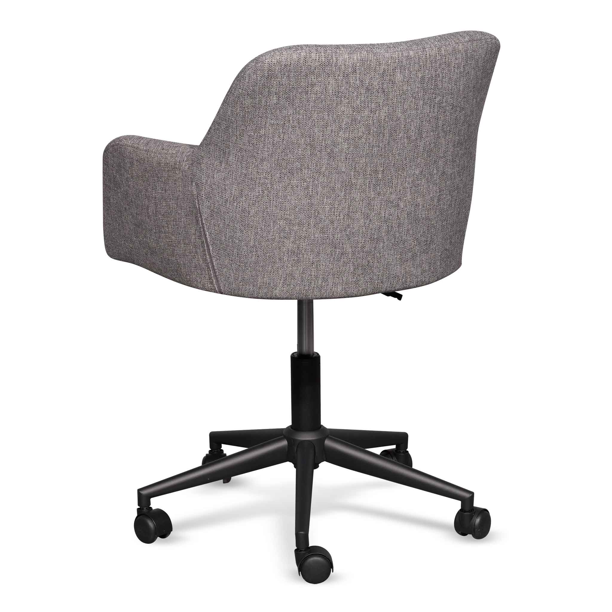 Fabric Milano Office Chair - Lead Grey