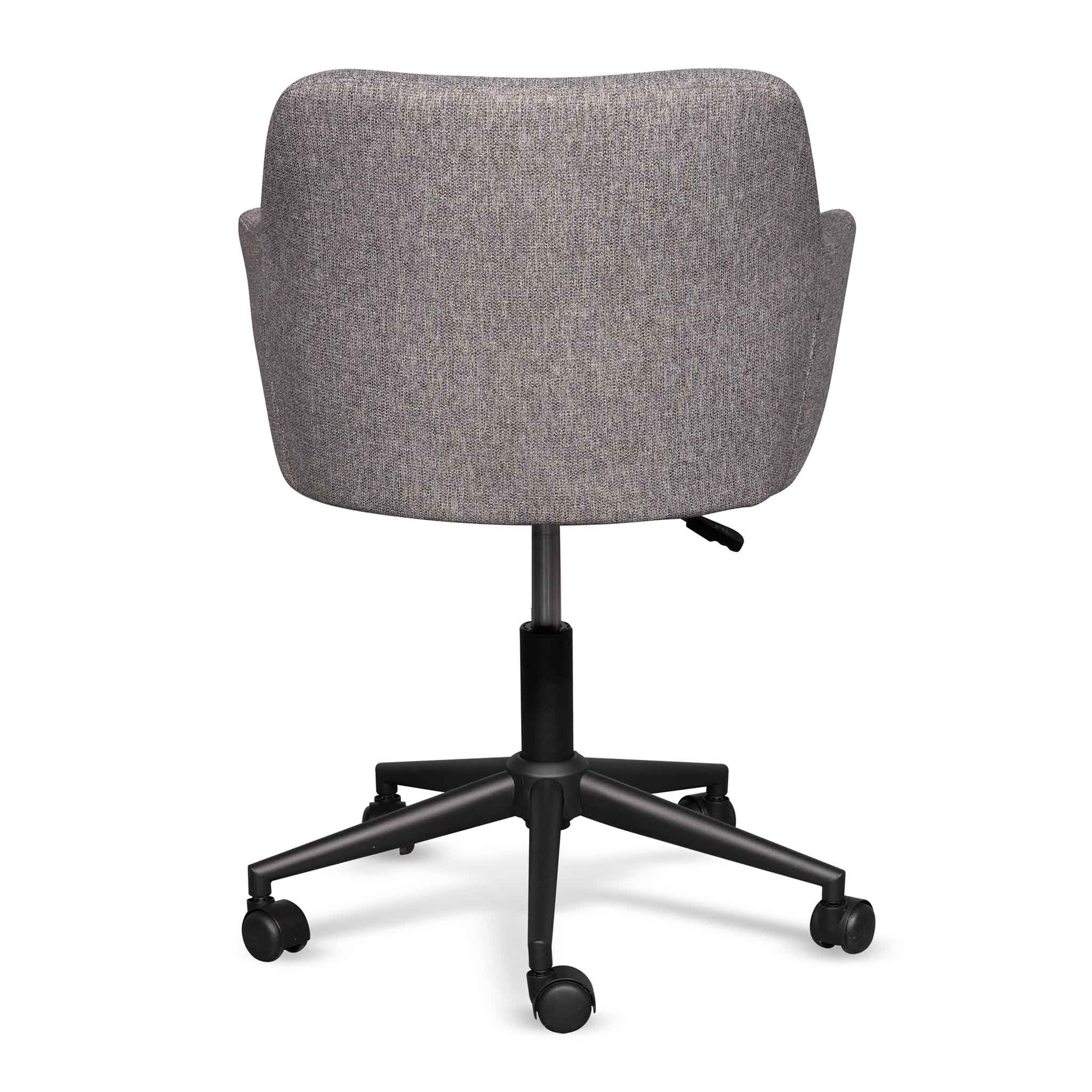 Fabric Milano Office Chair - Lead Grey