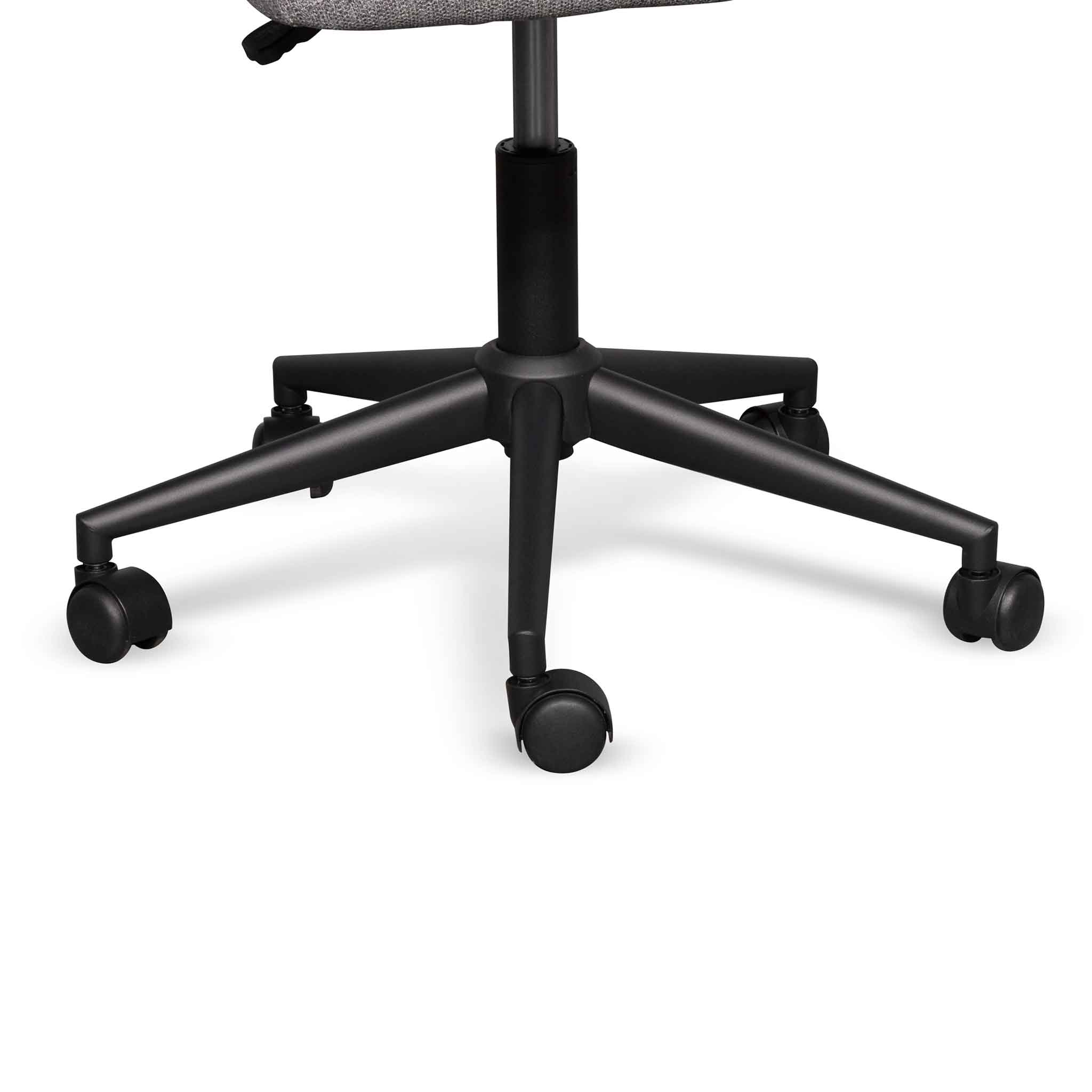 Fabric Milano Office Chair - Lead Grey
