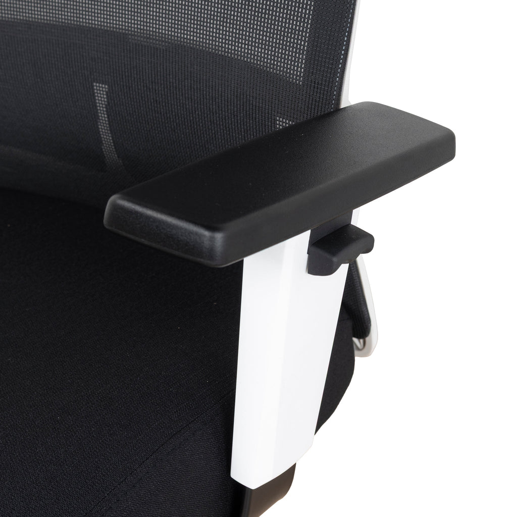 Mesh Ergonomic Milano Office Chair with Headrest - Black