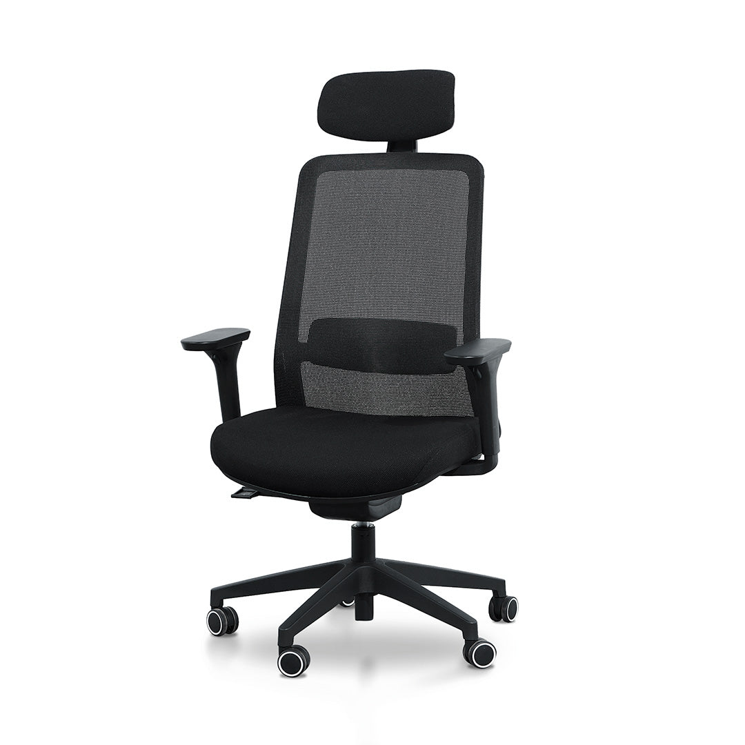 Mesh Milano Office Chair - Full Black