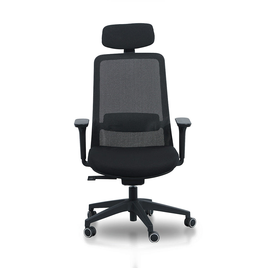 Mesh Milano Office Chair - Full Black