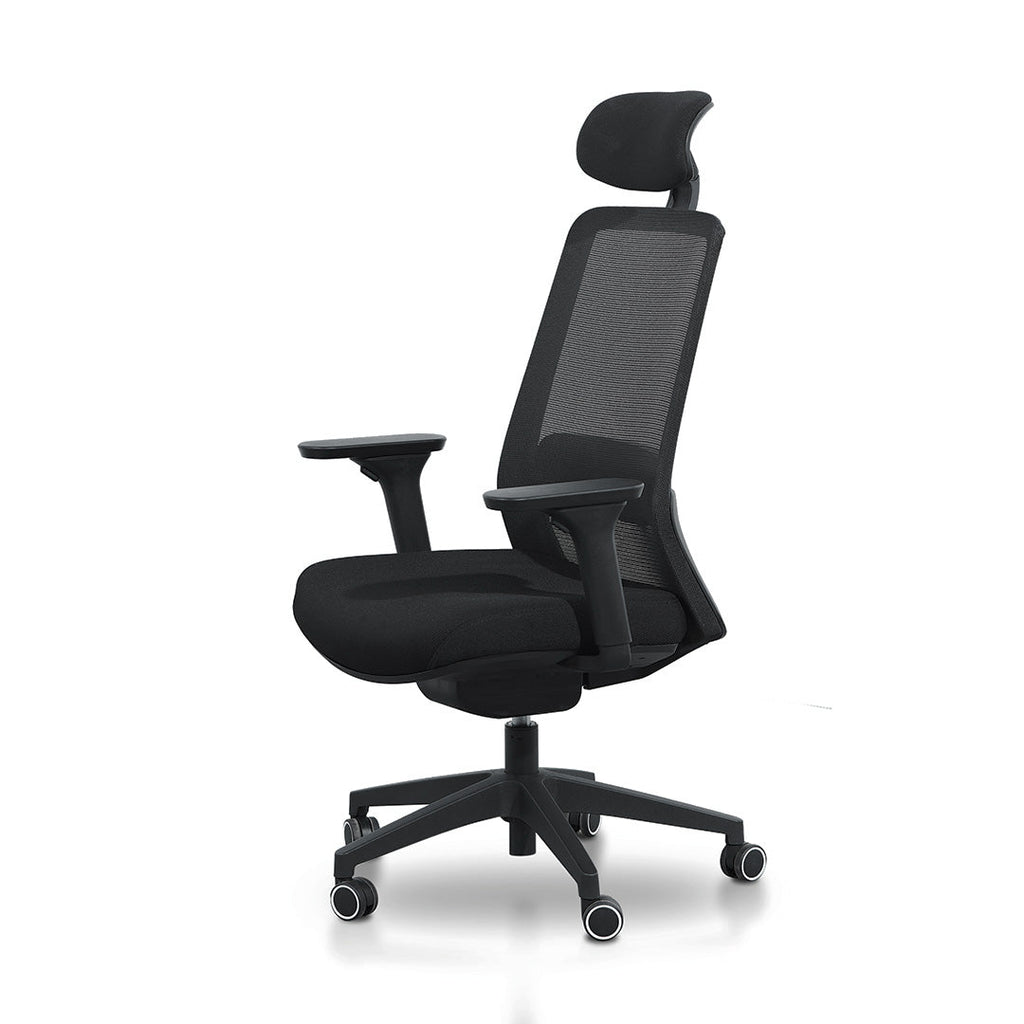Mesh Milano Office Chair - Full Black