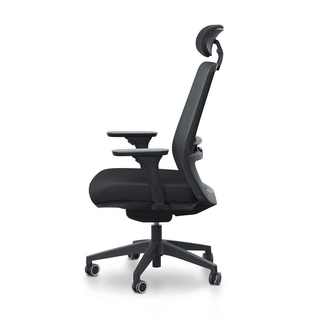 Mesh Milano Office Chair - Full Black