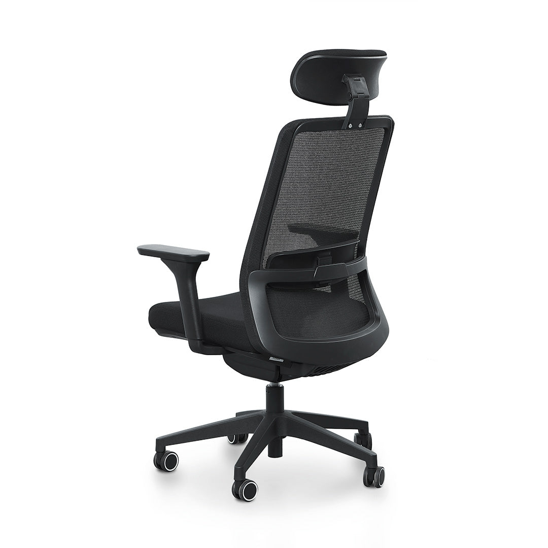 Mesh Milano Office Chair - Full Black