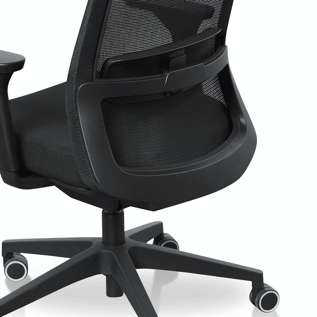 Mesh Milano Office Chair - Full Black