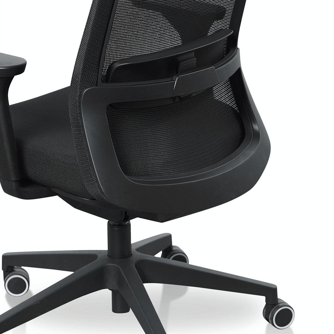 Mesh Milano Office Chair - Full Black