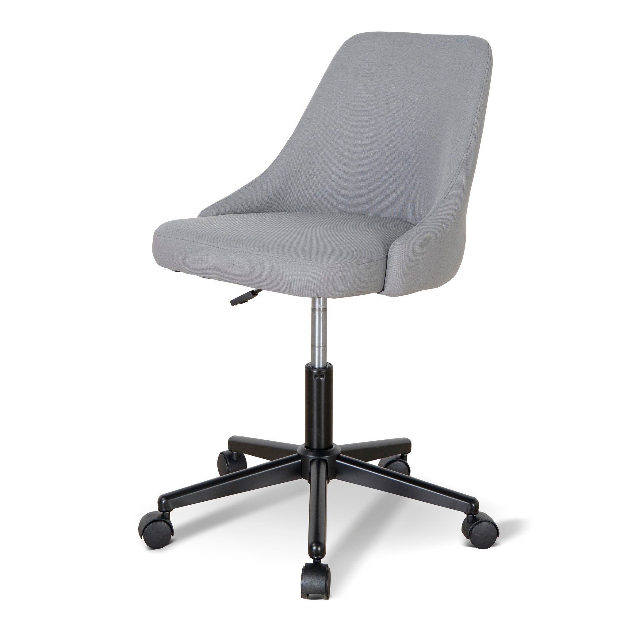 Grey Fabric Milano Office Chair - Black Base