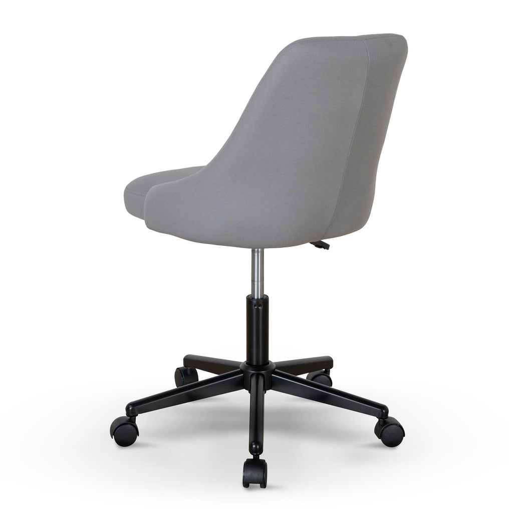 Grey Fabric Milano Office Chair - Black Base