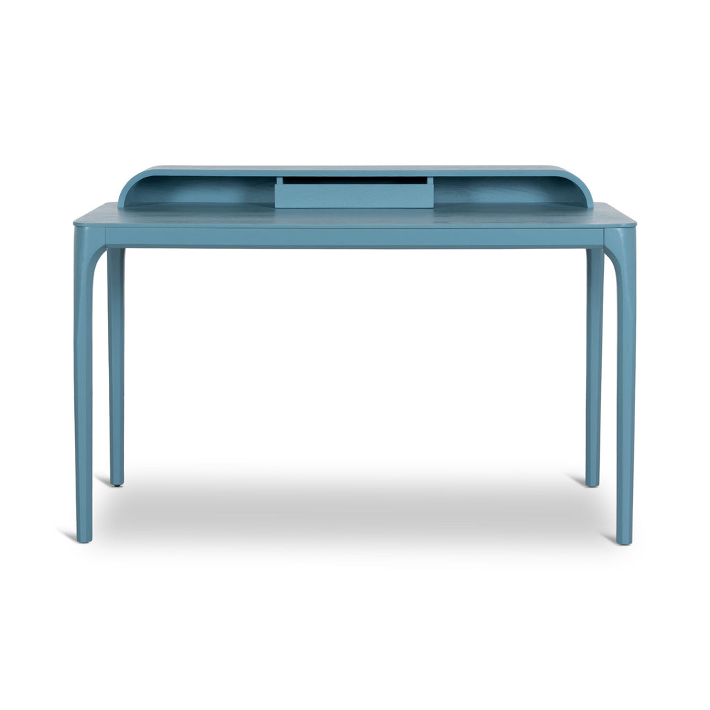 Wooden Milano Home Office Desk - Light Blue