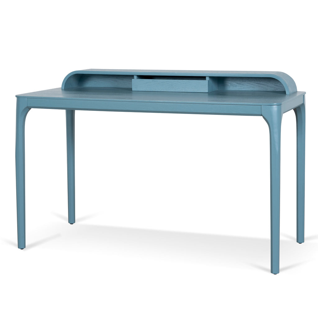 Wooden Milano Home Office Desk - Light Blue