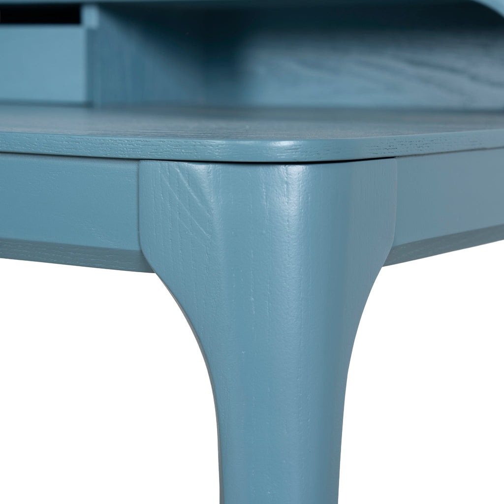 Wooden Milano Home Office Desk - Light Blue