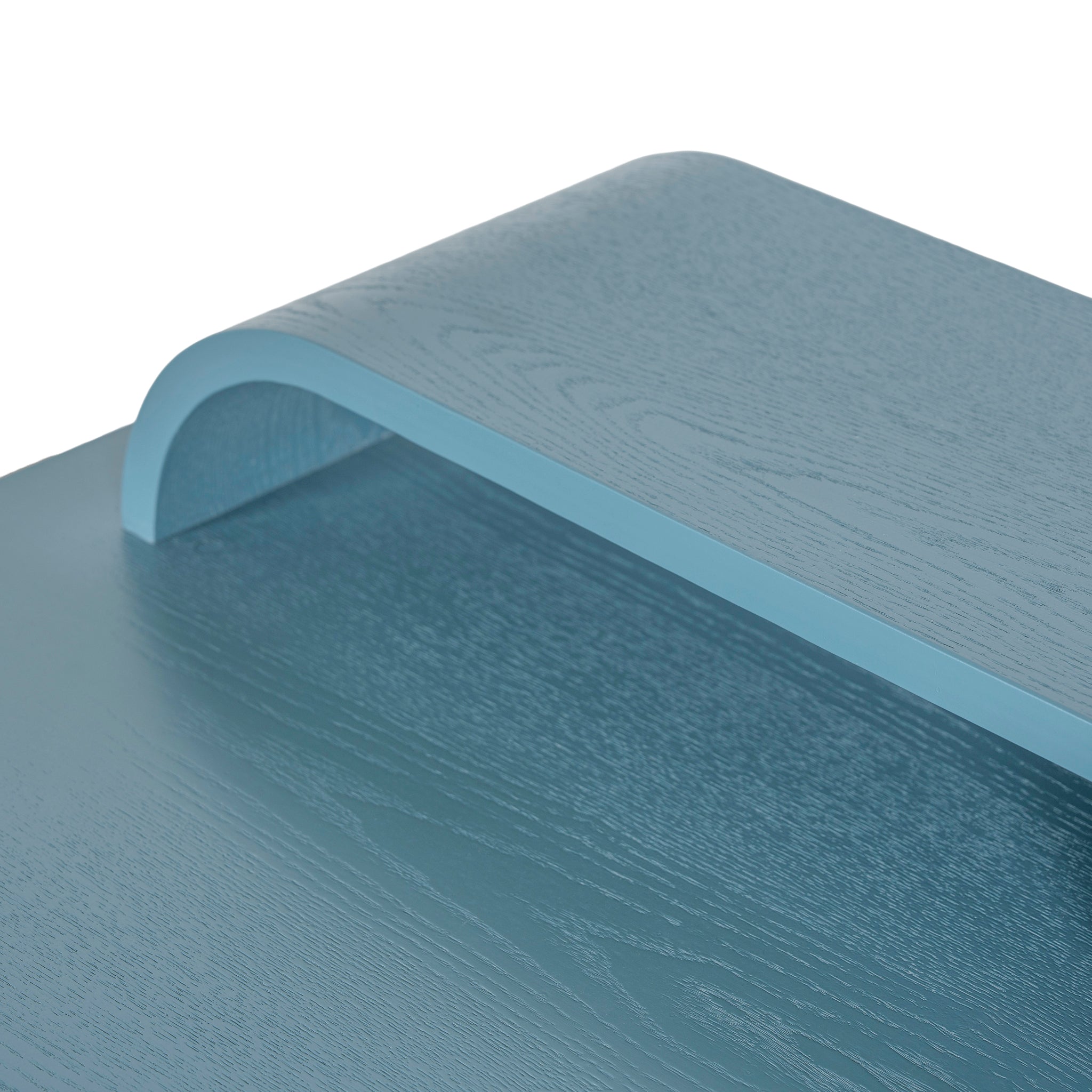 Wooden Milano Home Office Desk - Light Blue
