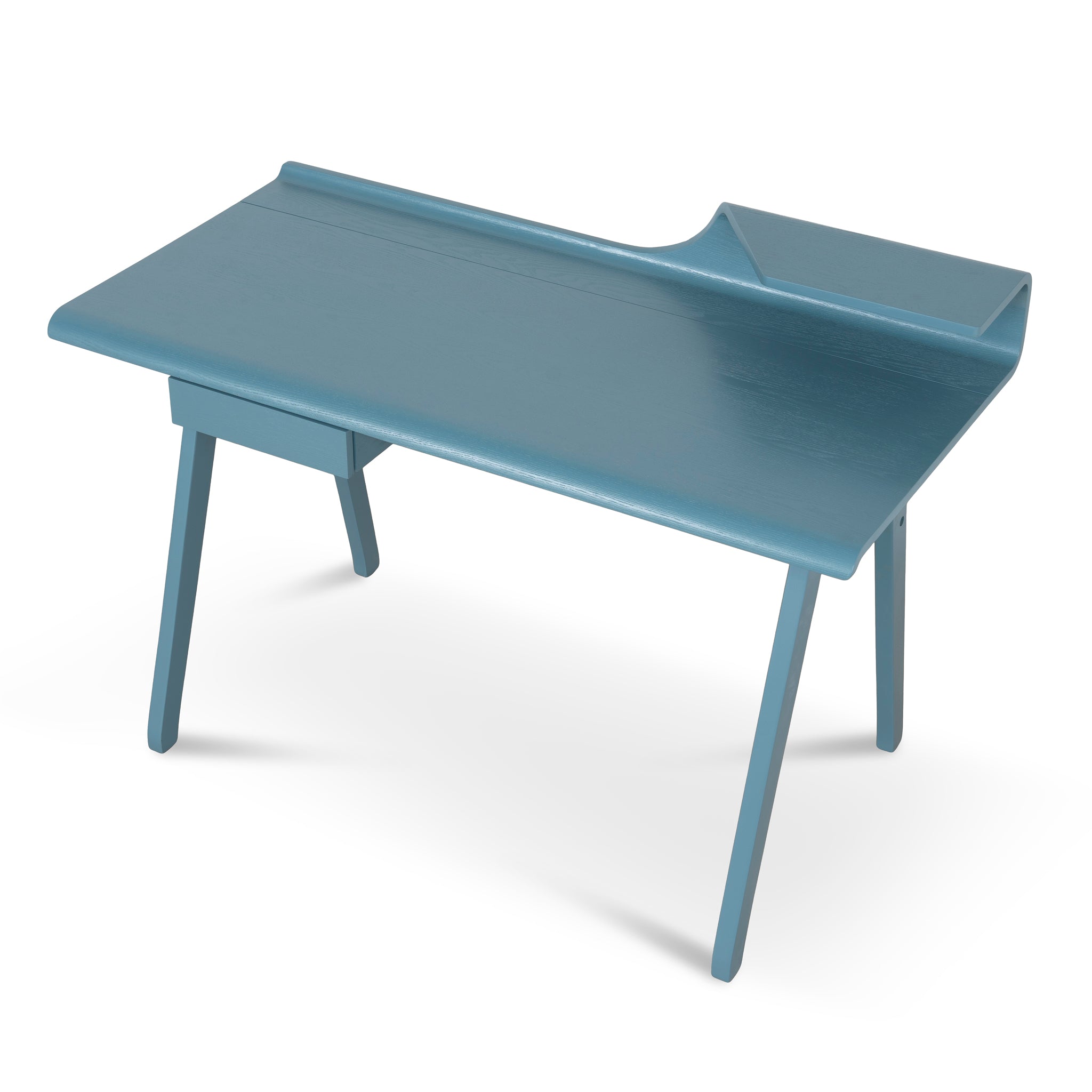 Wooden Milano Home Office Desk - Light Blue