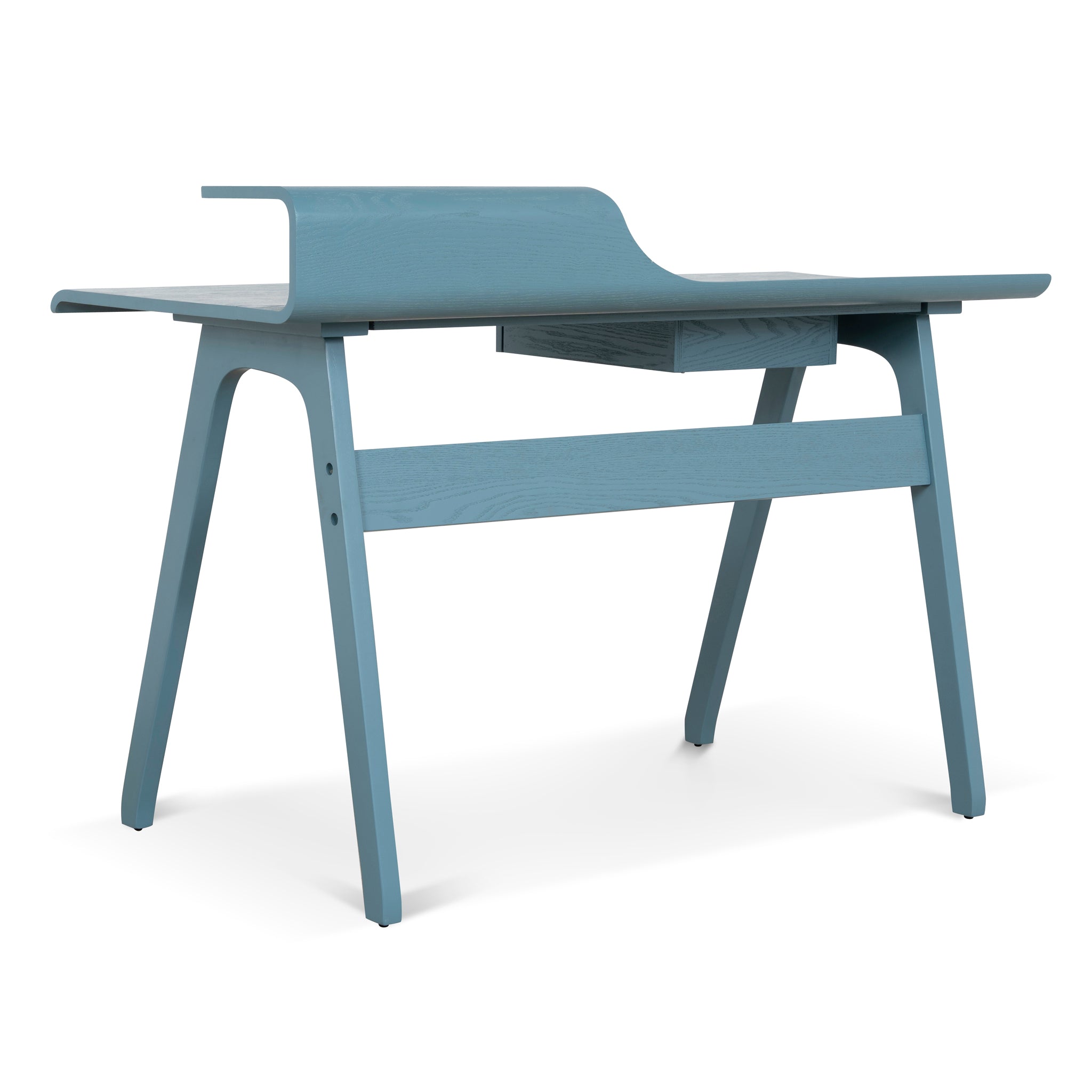 Wooden Milano Home Office Desk - Light Blue