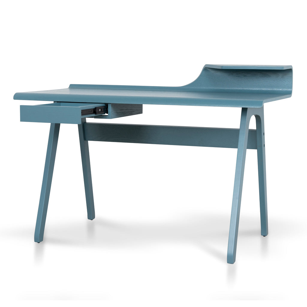 Wooden Milano Home Office Desk - Light Blue