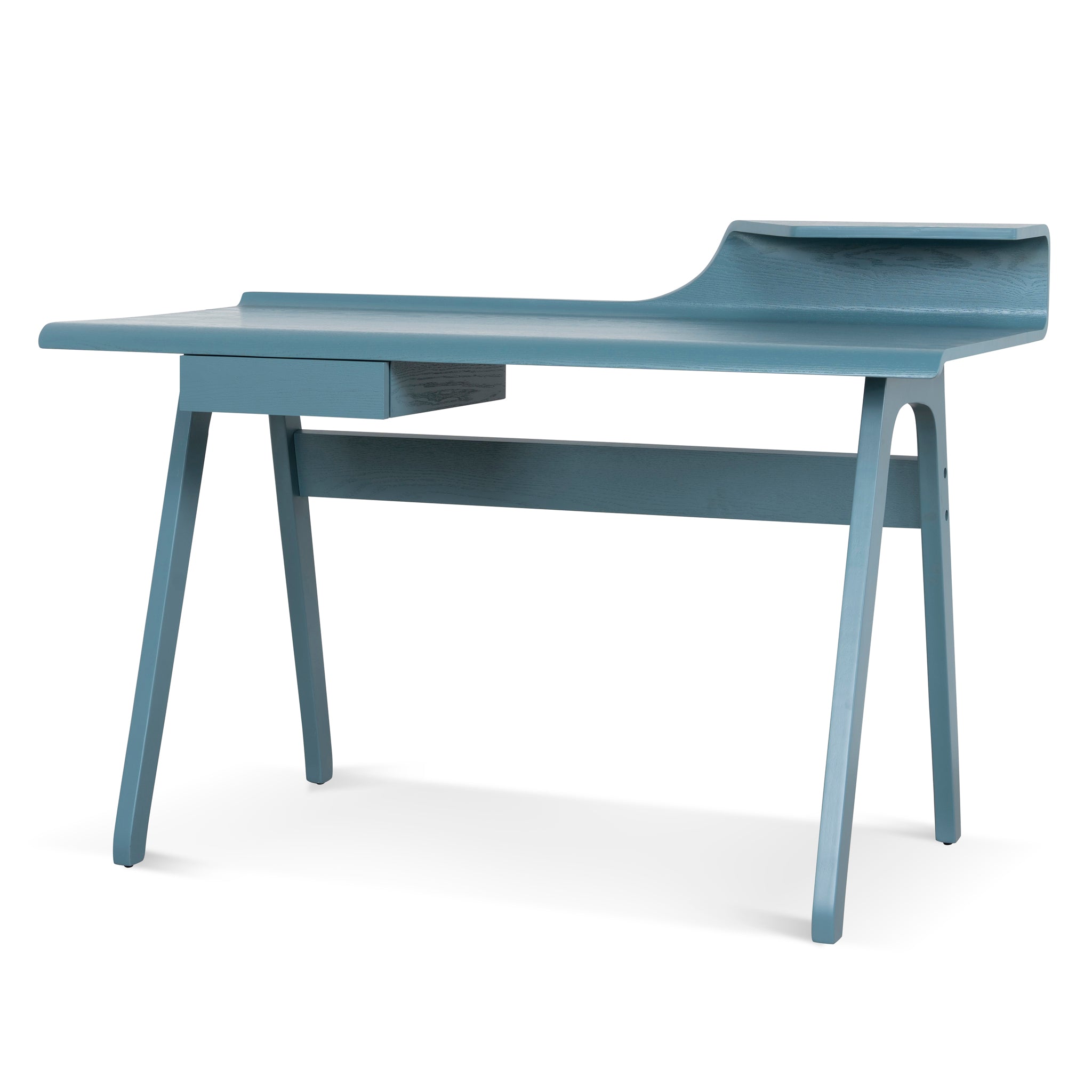 Wooden Milano Home Office Desk - Light Blue