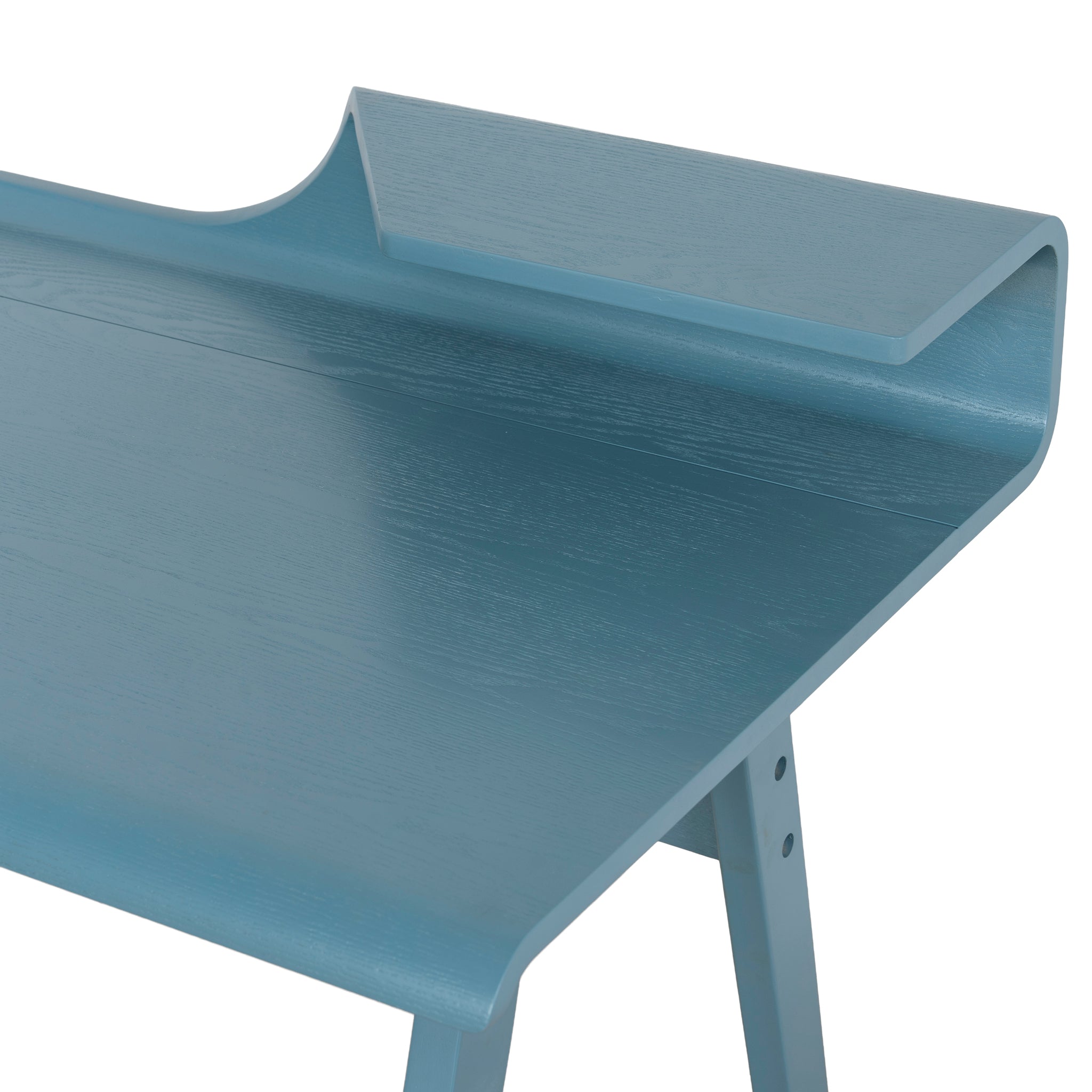 Wooden Milano Home Office Desk - Light Blue