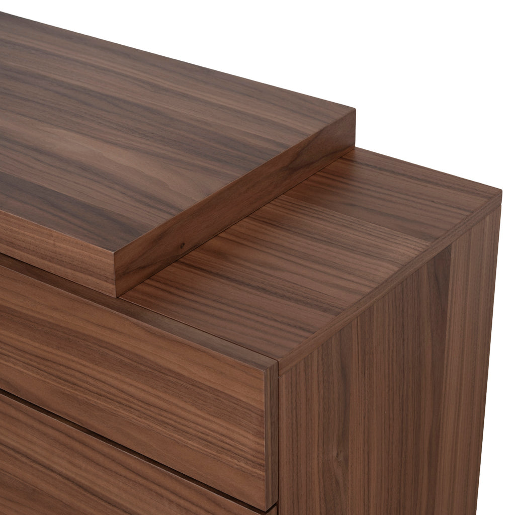 Extendable Milano Home Office Desk - Walnut