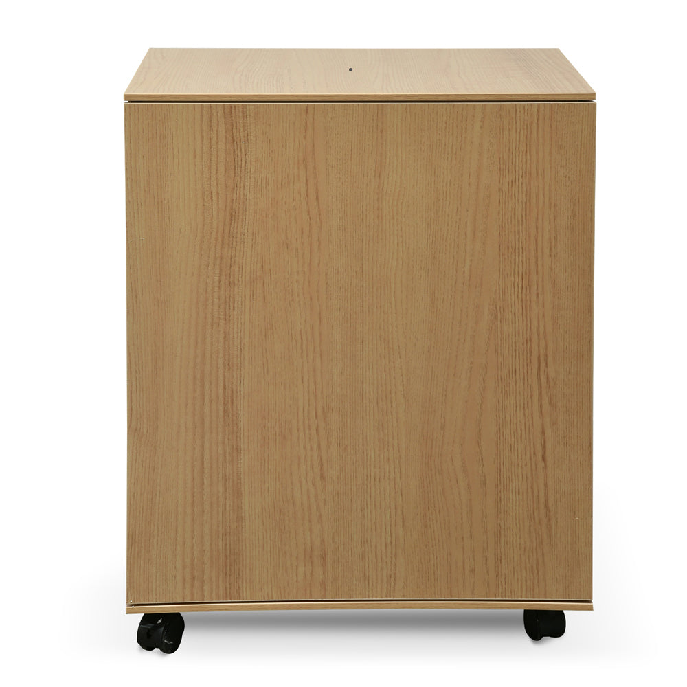 2 Drawer Milano Mobile Pedestal - Natural