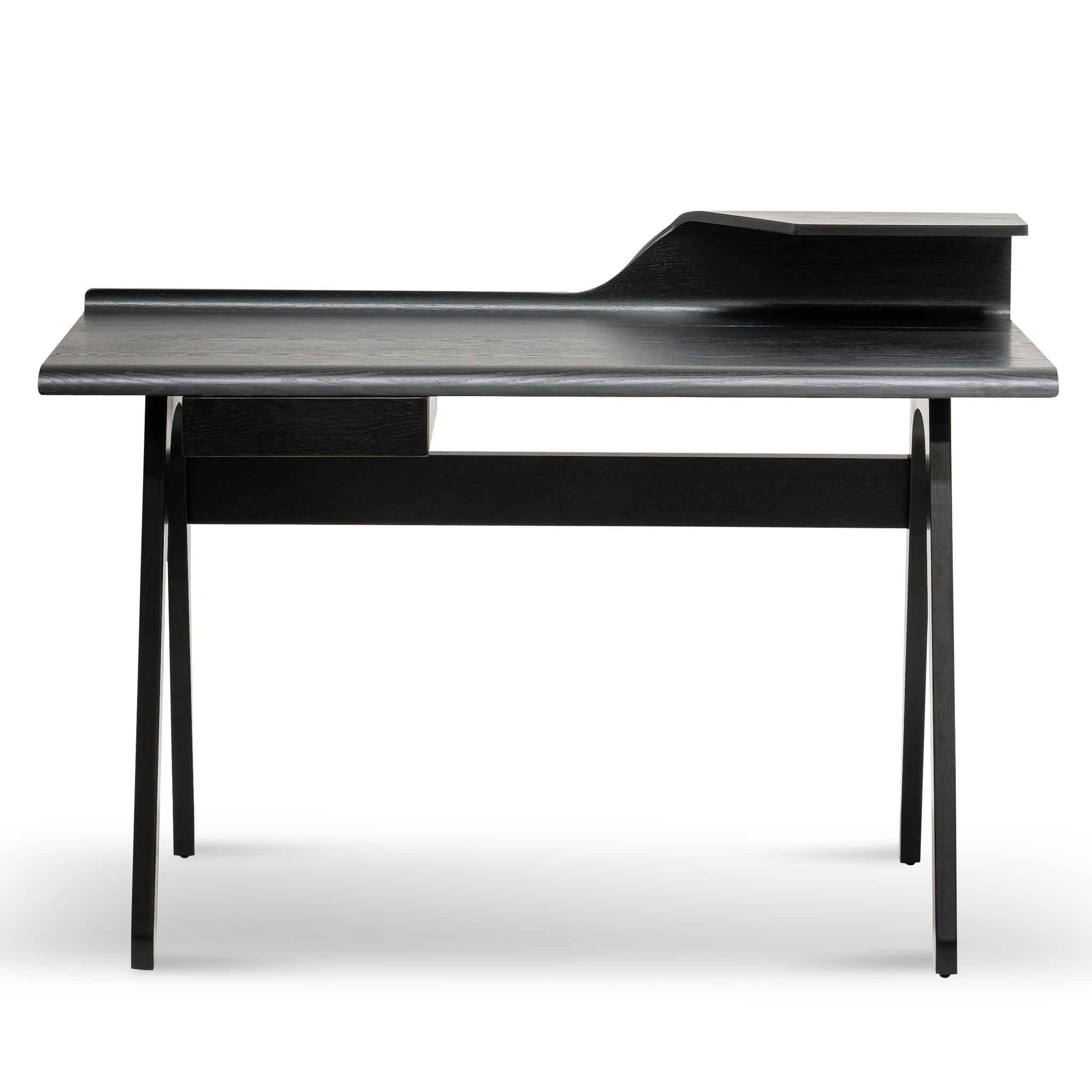 Wooden Milano Home Office Desk - Black