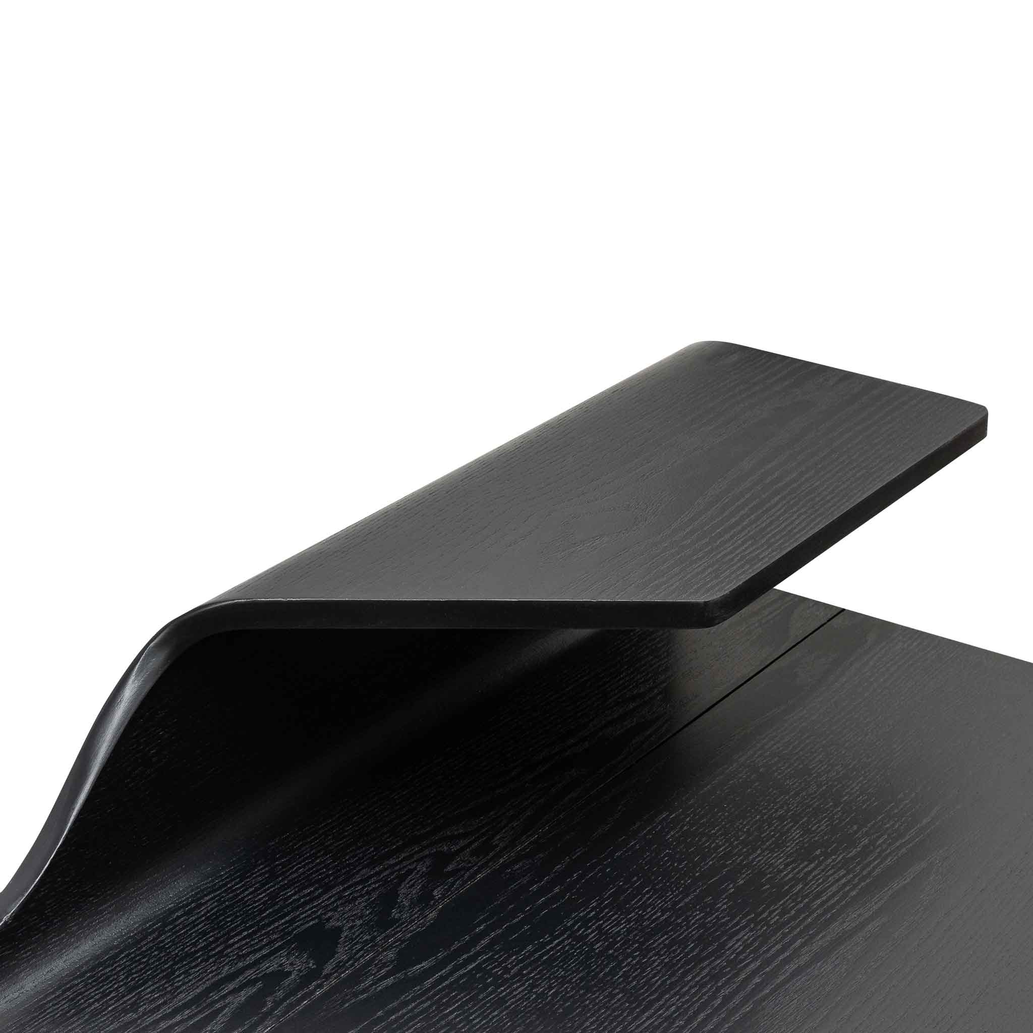 Wooden Milano Home Office Desk - Black