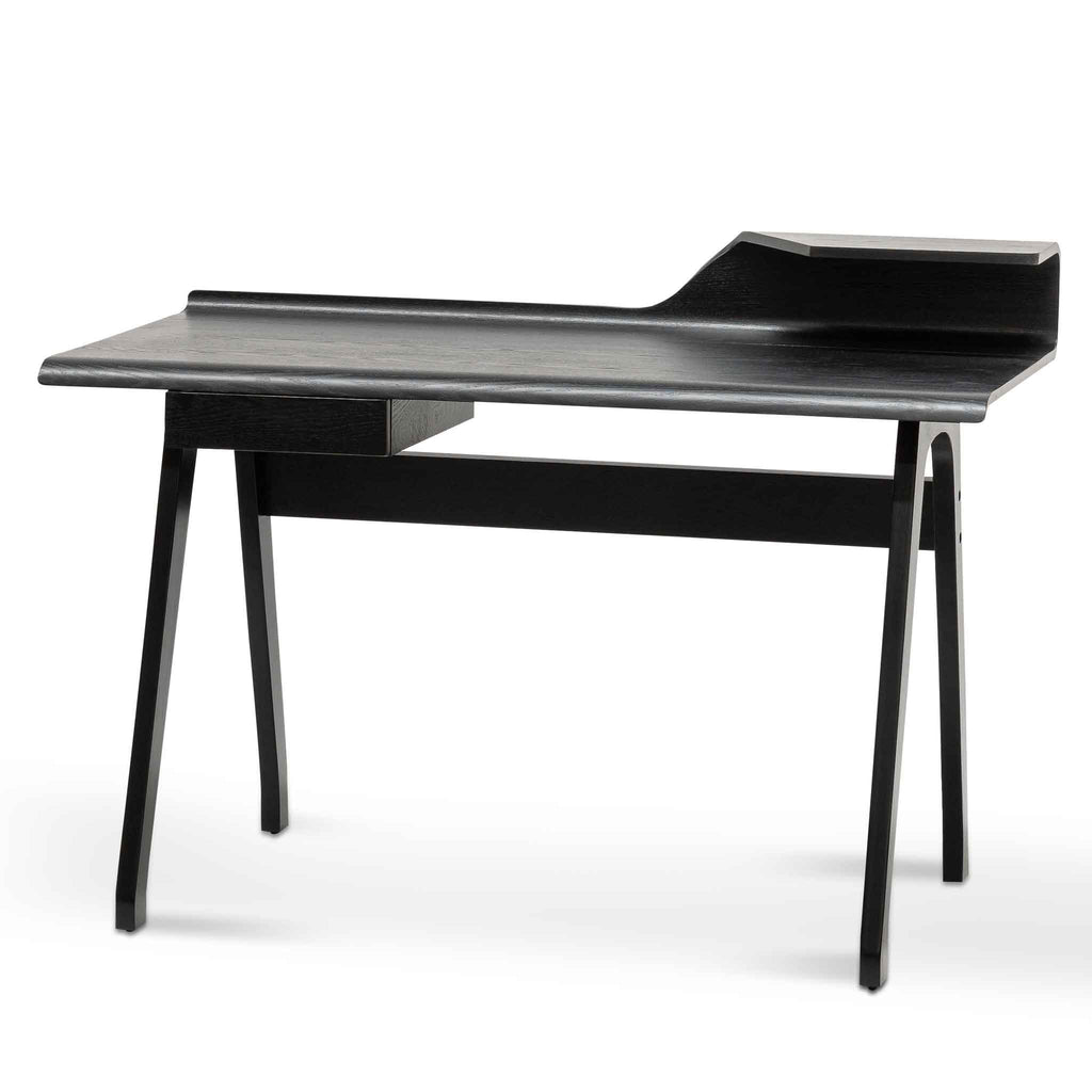 Wooden Milano Home Office Desk - Black