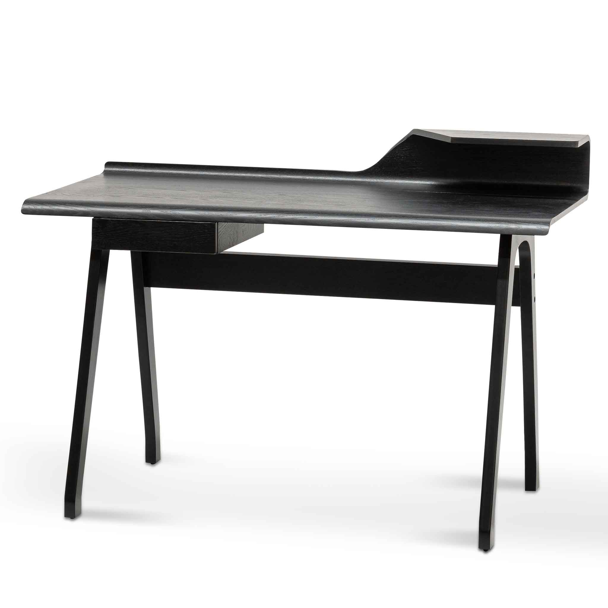 Wooden Milano Home Office Desk - Black
