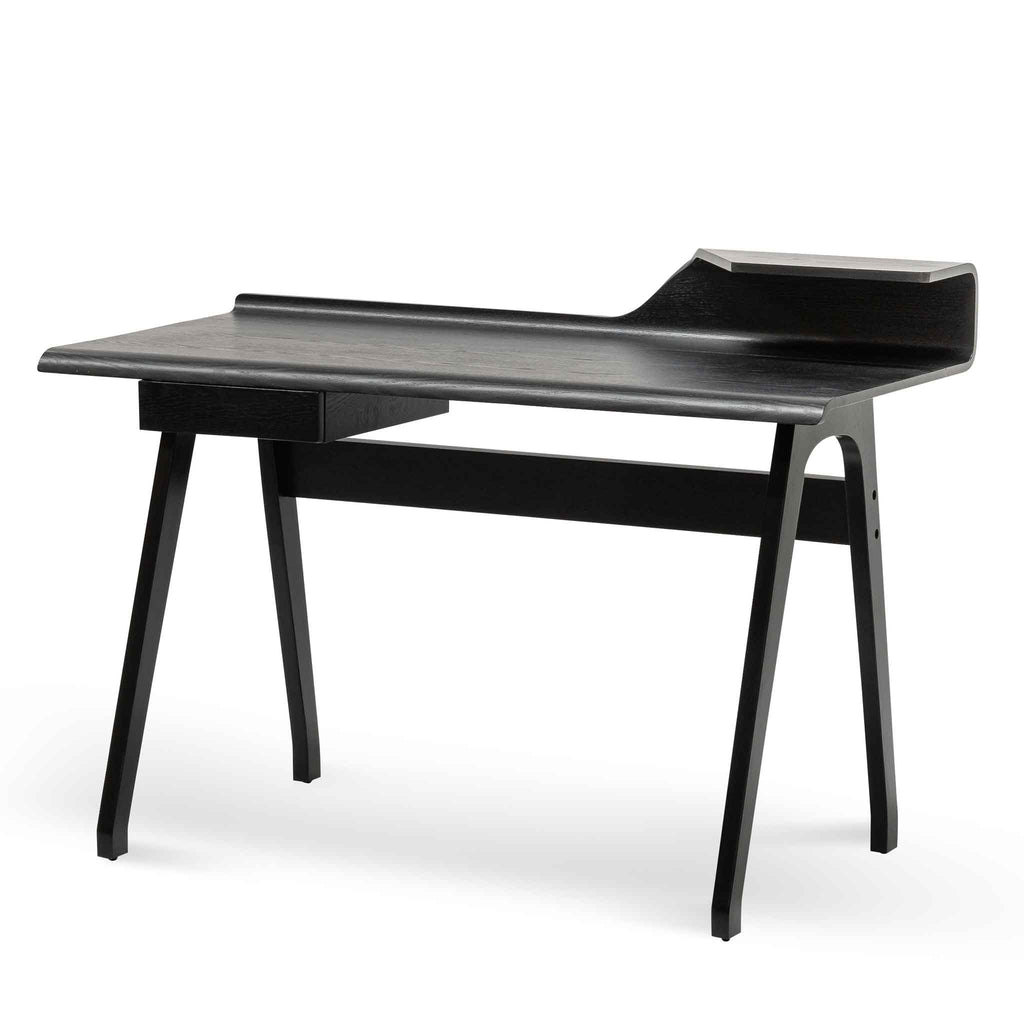Wooden Milano Home Office Desk - Black
