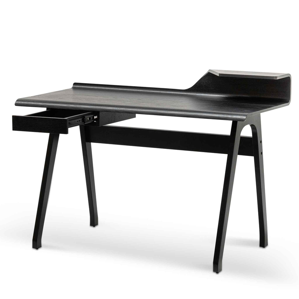 Wooden Milano Home Office Desk - Black
