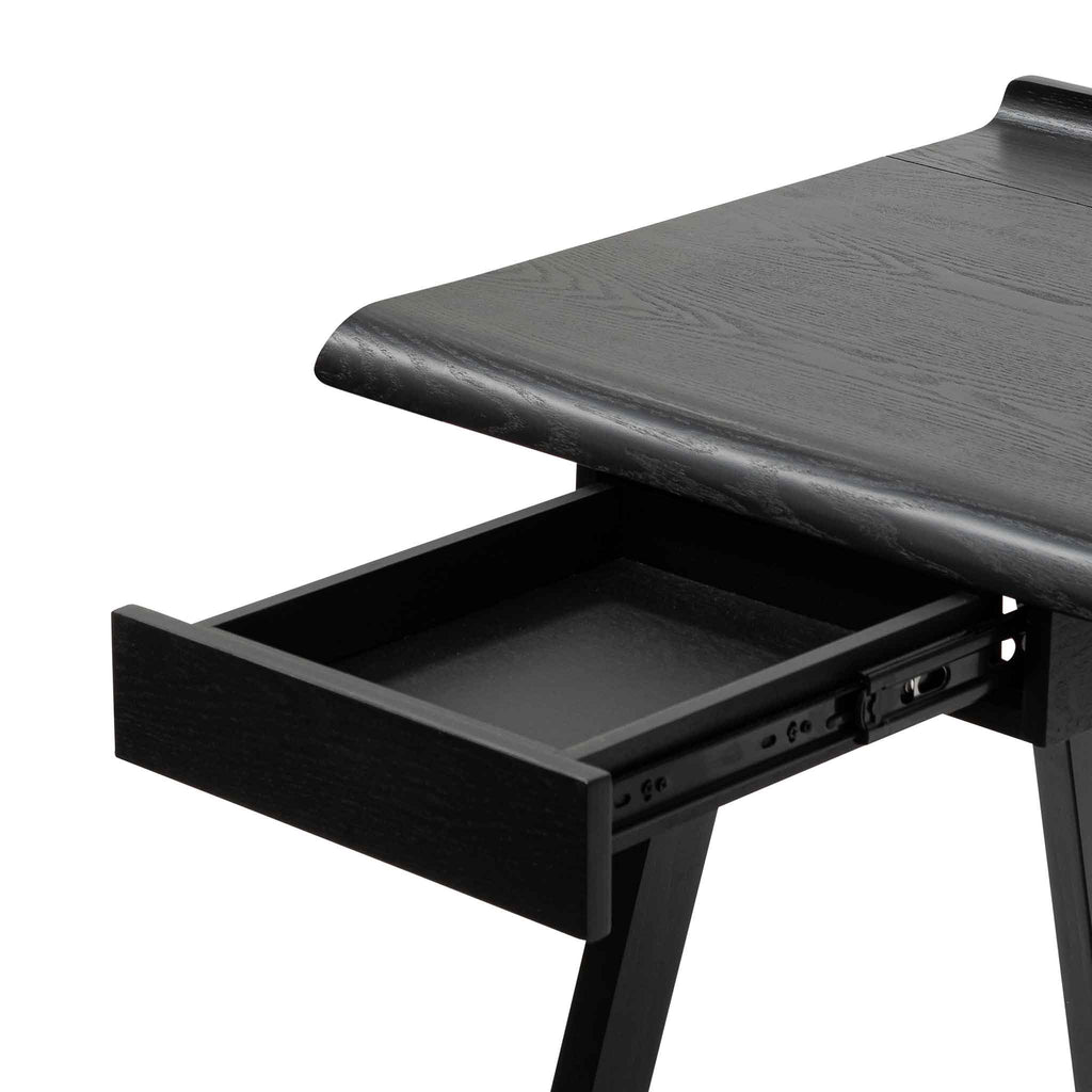 Wooden Milano Home Office Desk - Black