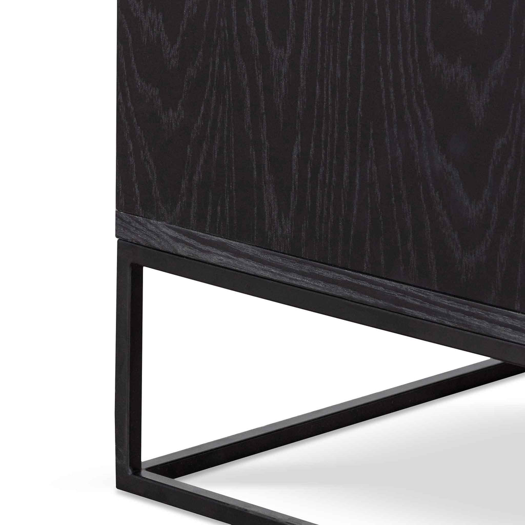Extendable Milano Home Office Desk - Black