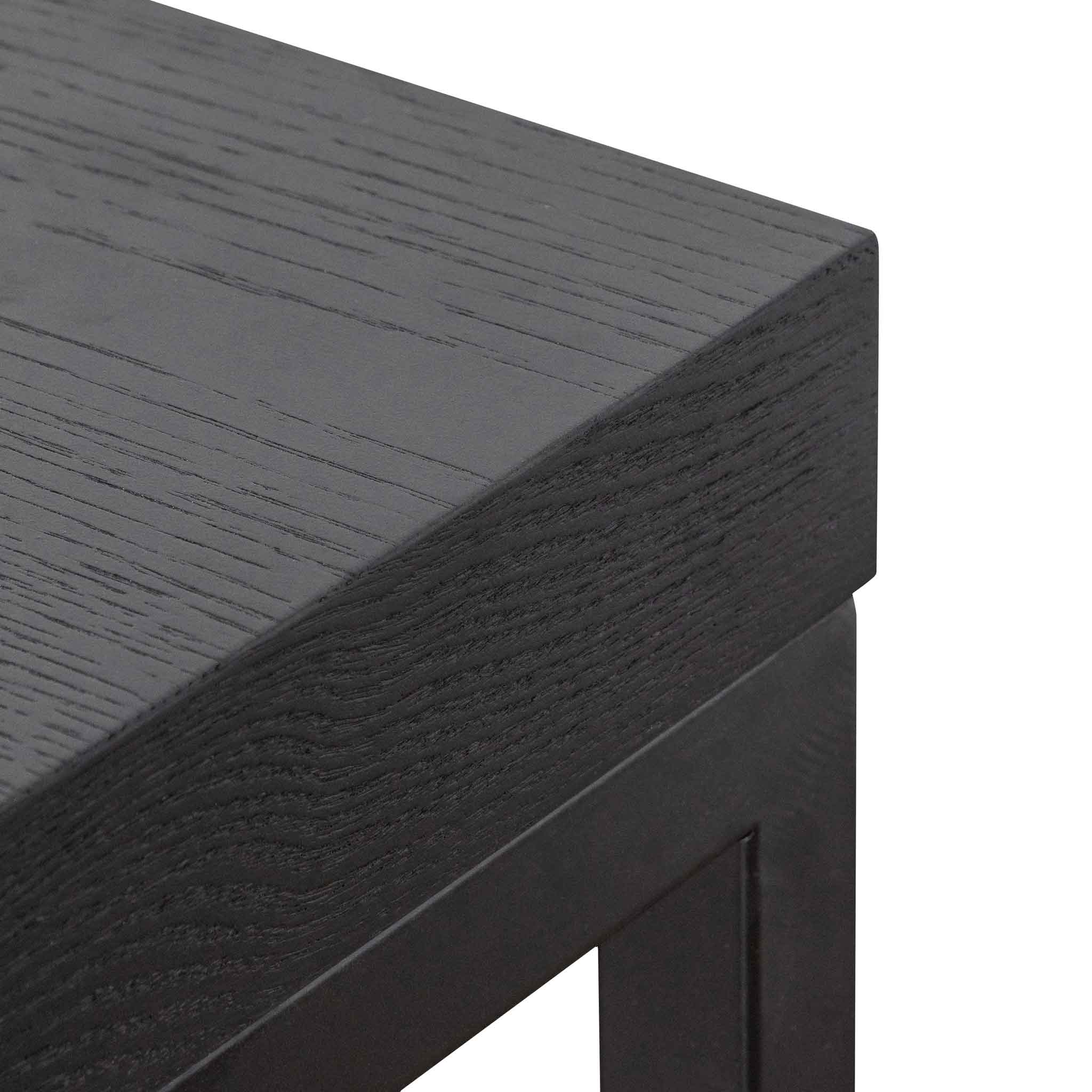 Extendable Milano Home Office Desk - Black